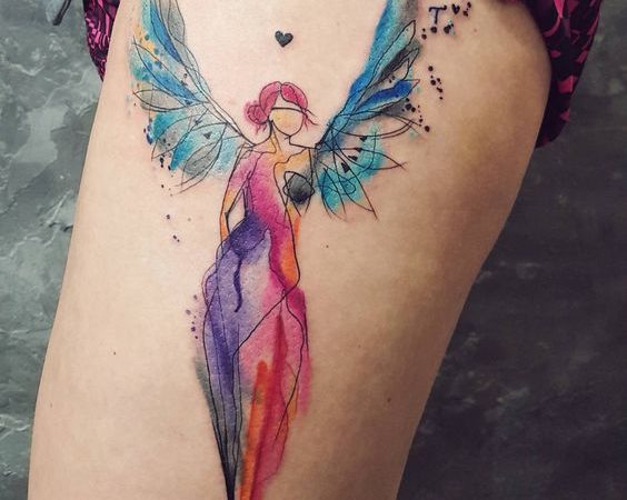 40 Heavenly Angel Tattoos That Will Make You Believe