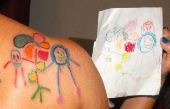 Explore the Cutest Kid Art Tattoo Designs: A Must-See Collection!