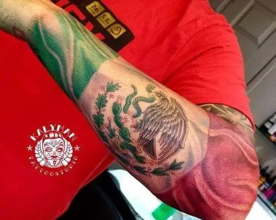 Mexican Flag Tattoo Ideas