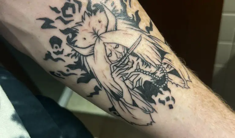 Naruto Death Reaper Seal as a tattoo 😵‍💫