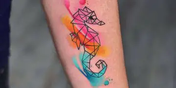 Seahorse Arm Tattoo Idea