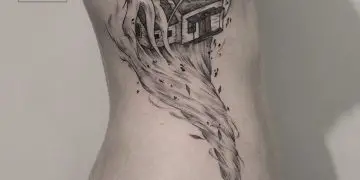 The Wizard of Oz Tornado Tattoo