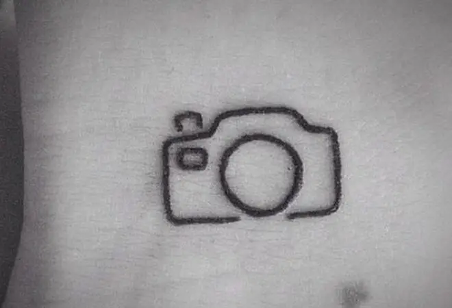 Tiny Camera Tattoo