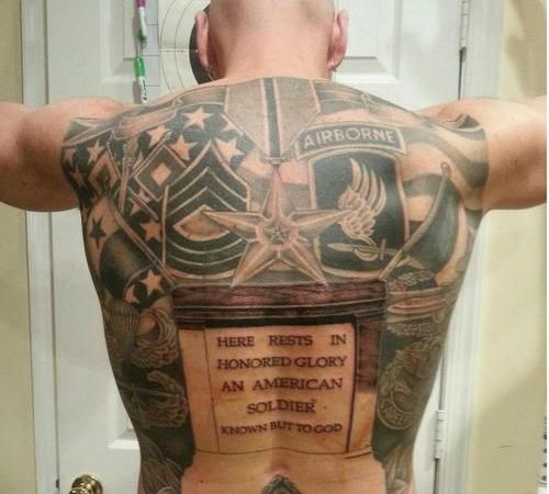 American-themed Army Tattoos to show your true patriotism