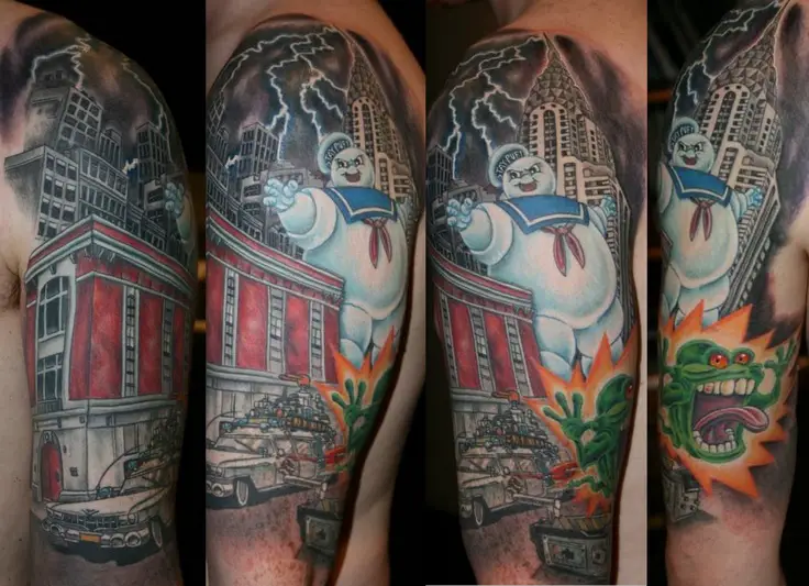 Awesome Ghostbuster Tattoos - Tattoo Observer