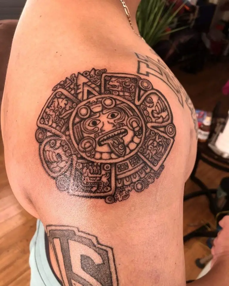 Mayan Sun Tattoo