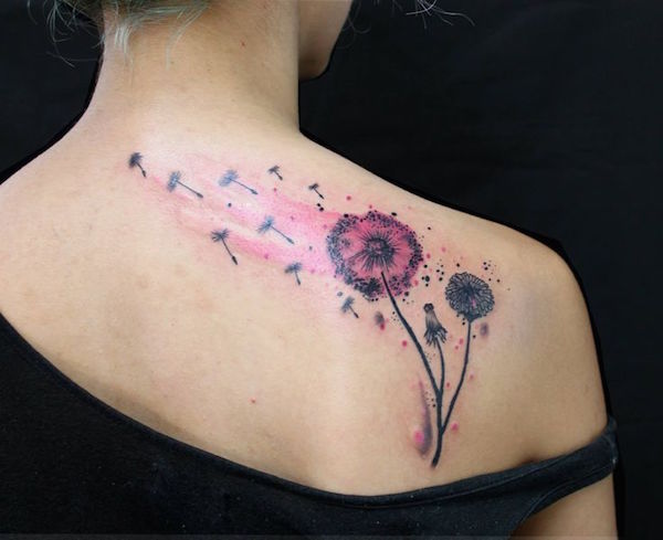 40 Original Dandelion Tattoo Designs
