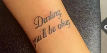 Darling you'll be okay tattoo