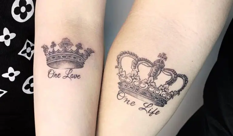 Queen & King Love Tattoo