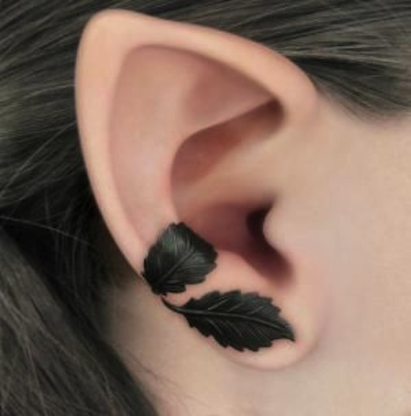 124 Most Original Ear Tattoos