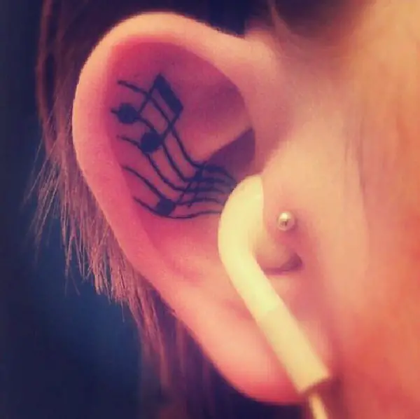 115 Music Notes Tattoos for the Music Lovers
