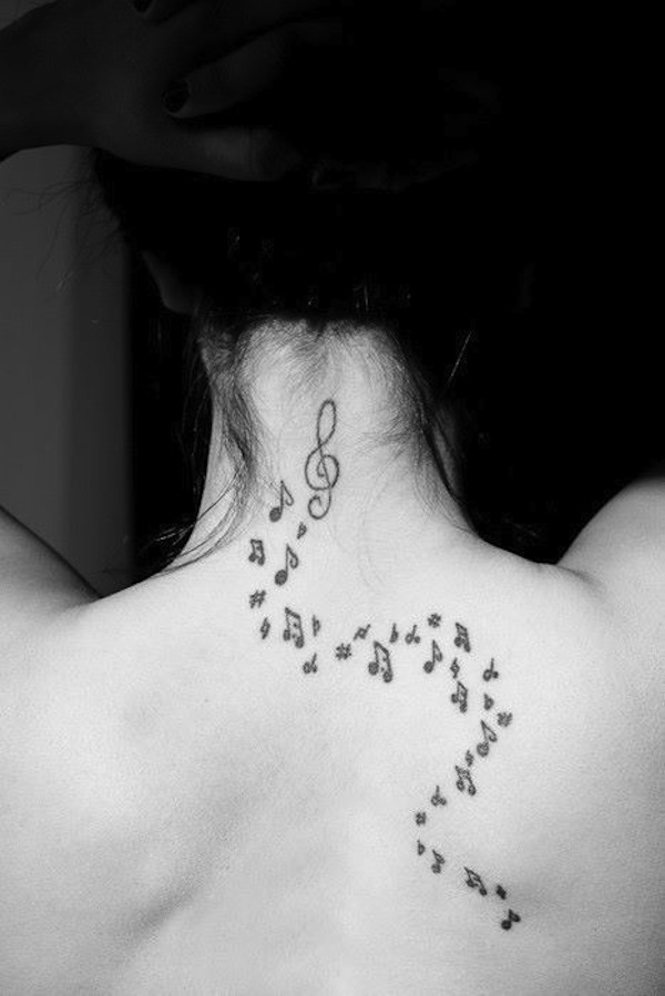 115 Music Notes Tattoos for the Music Lovers