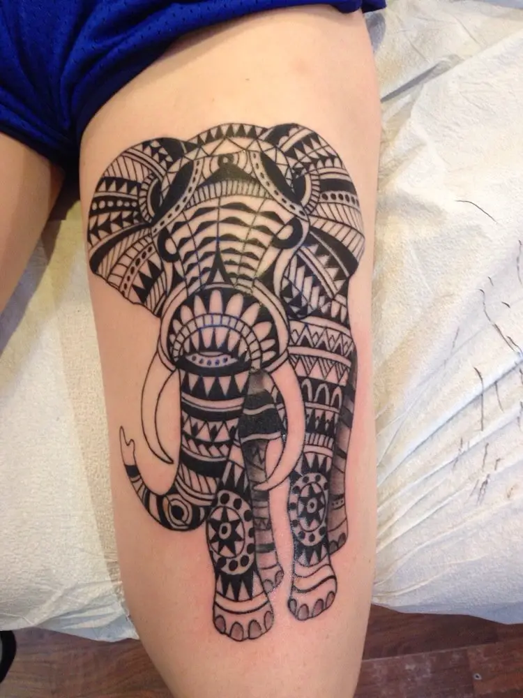 50 Original Elephant Tattoo Designs. #7 is Genius.