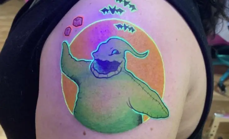 Oogie Boogie Tattoo with UV Ink