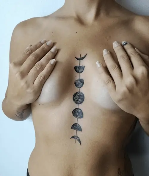 Moon Phases Tattoo Ideas - Tattoo Observer