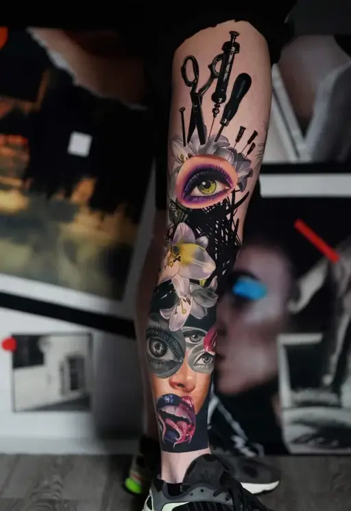 Tattoo artwork by ©️ Dział Ciekawe.