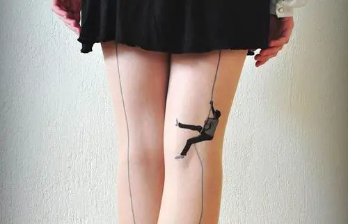 Ooooohhh!… Alluring And Gorgeous Stocking Seam Tattoos