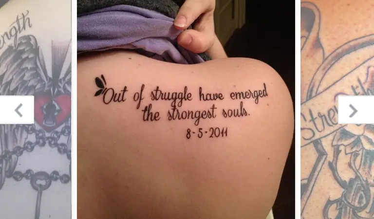 Powerful Symbolic Strength Tattoos
